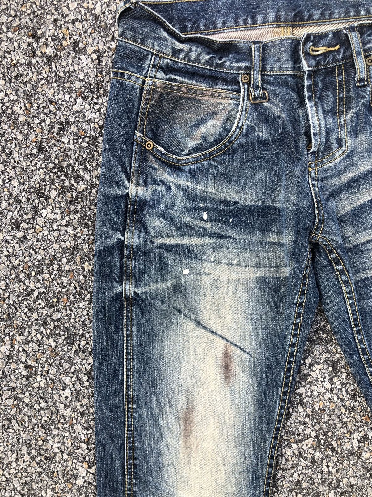 semanticdesign Japanese Semantic Design Punk Style Distressed Jeans Size US 30 / EU 46 - 4 Thumbnail