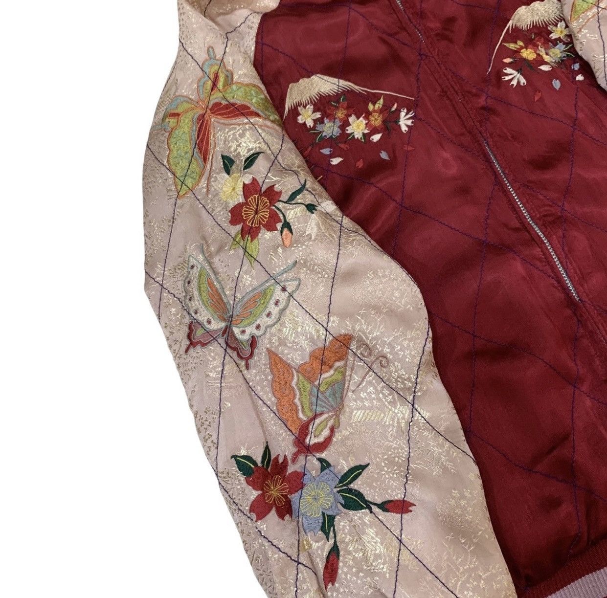 Japanese Brand 🔥VTG SUKAJAN SOUVENIR REVERSIBLE JAPAN CLASIC SCRIPT JACKET Size US S / EU 44-46 / 1 - 5 Thumbnail