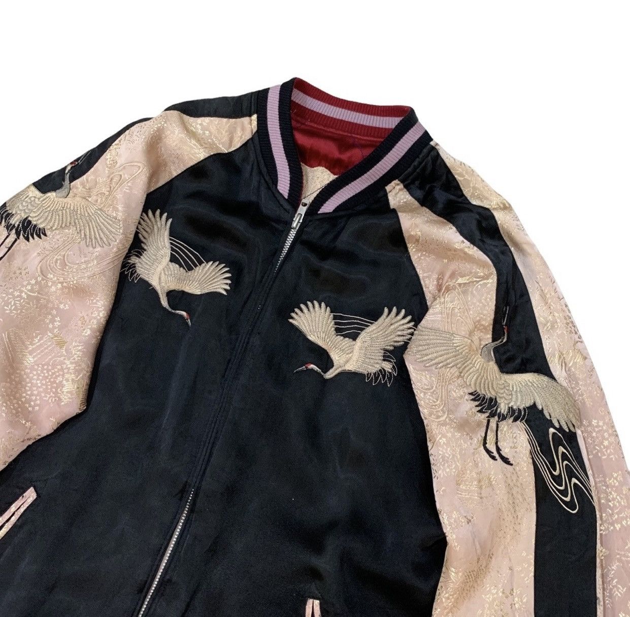 Japanese Brand 🔥VTG SUKAJAN SOUVENIR REVERSIBLE JAPAN CLASIC SCRIPT JACKET Size US S / EU 44-46 / 1 - 9 Thumbnail