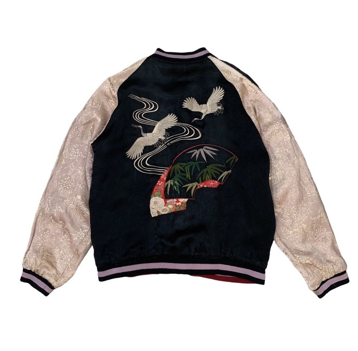 Japanese Brand 🔥VTG SUKAJAN SOUVENIR REVERSIBLE JAPAN CLASIC SCRIPT JACKET Size US S / EU 44-46 / 1 - 8 Thumbnail