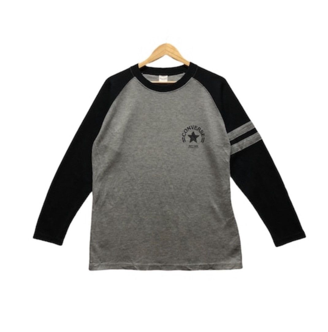 Converse Long Sleeve Small Logo Spellout umper Pullover