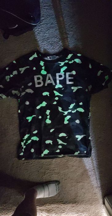 Bape city camo glow in the hot sale dark tee