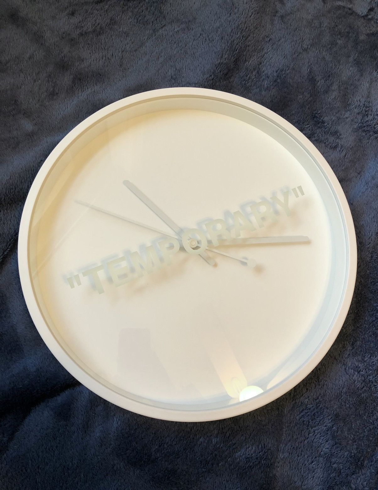 image of Ikea Clock Makerad Temporary Great Condition in White, Men's