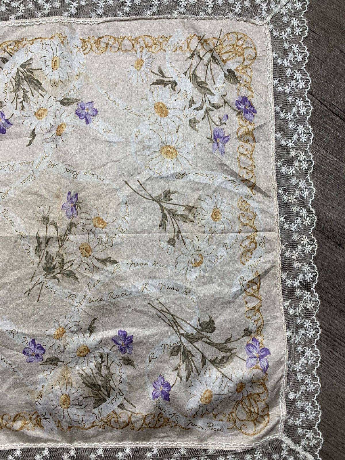 Nina Ricci Nina Ricci Handkerchief Neckerchief Pocketsquares Size ONE SIZE - 3 Thumbnail
