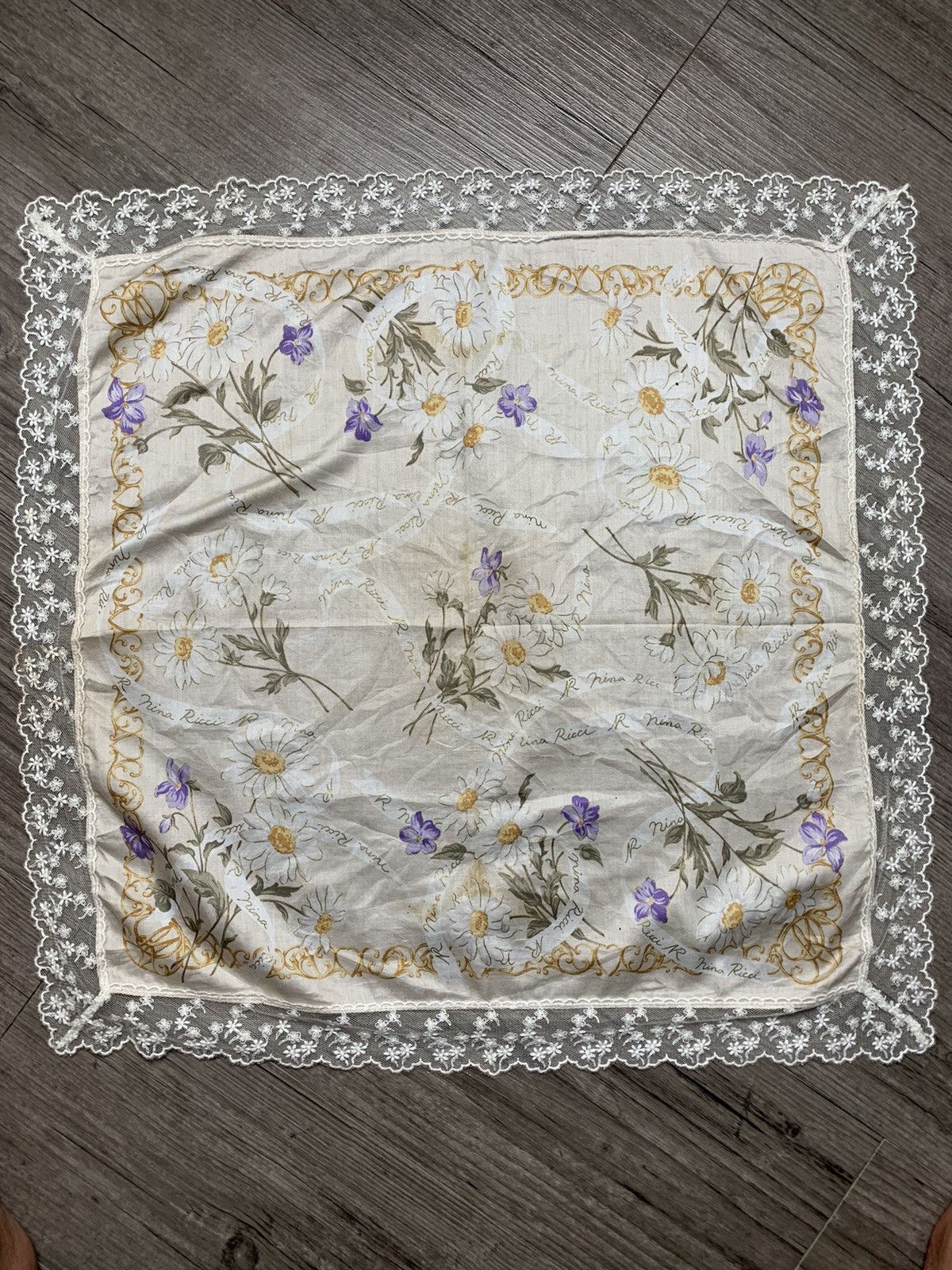 Nina Ricci Nina Ricci Handkerchief Neckerchief Pocketsquares Size ONE SIZE - 2 Thumbnail
