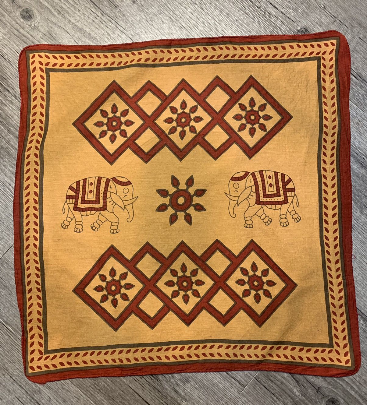 Vintage Jim Thompson Handkerchief Neckerchief Bandana Size ONE SIZE - 2 Thumbnail