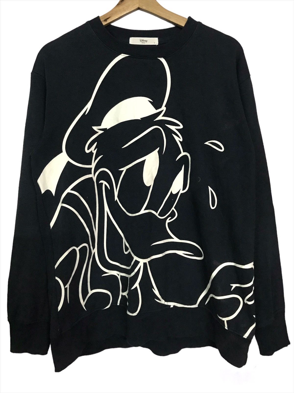 Disney Donald Duck Sweatshirt Crewneck Pullover Size US L / EU 52-54 / 3 - 1 Thumbnail