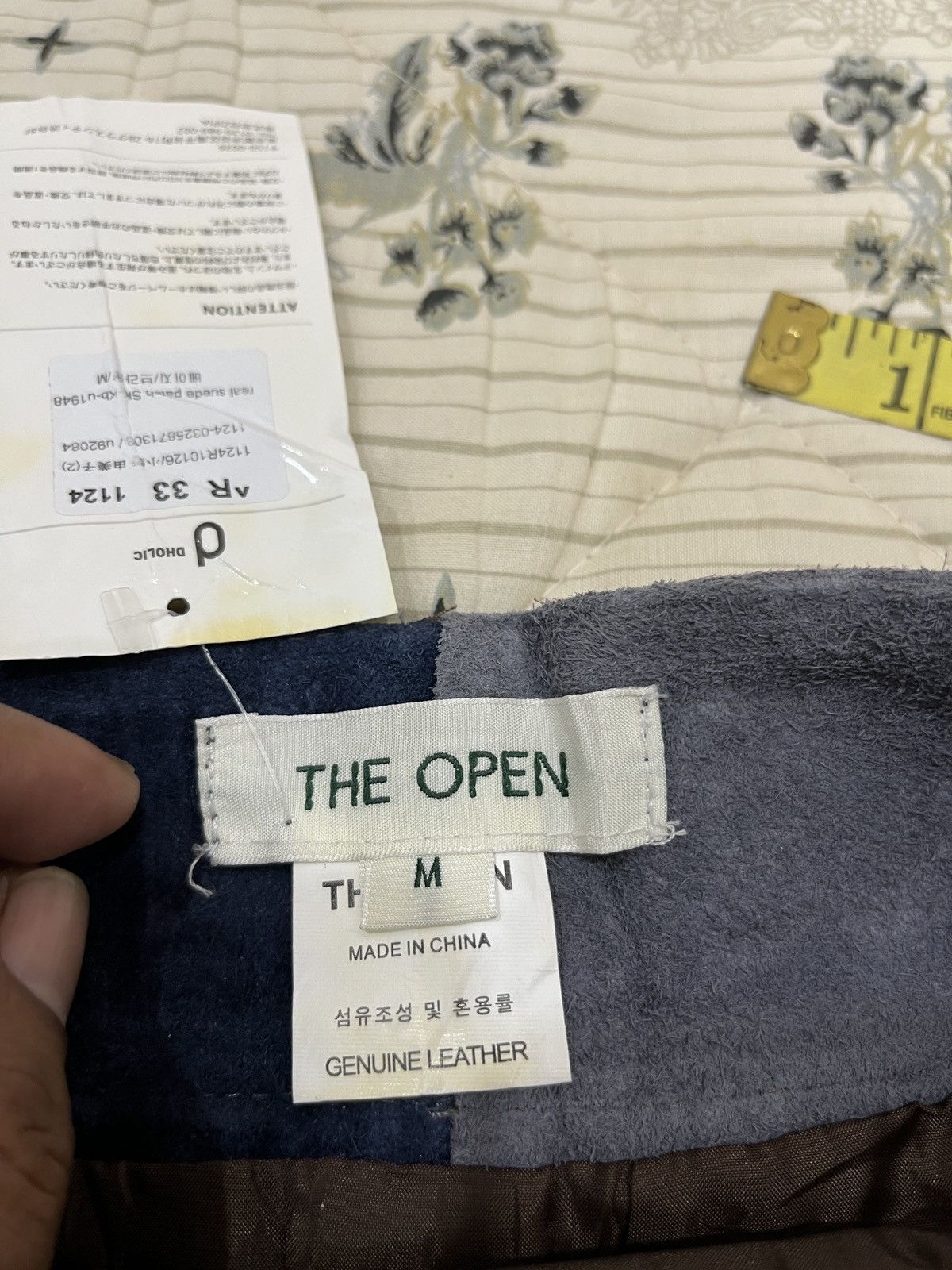 Genuine Leather × Hypebeast × Japanese Brand (Ppp). DHOLIC THE OPEN JAPANESE LEATHER PATCHWORK SKIRTS Size 27" / US 4 / IT 40 - 10 Thumbnail