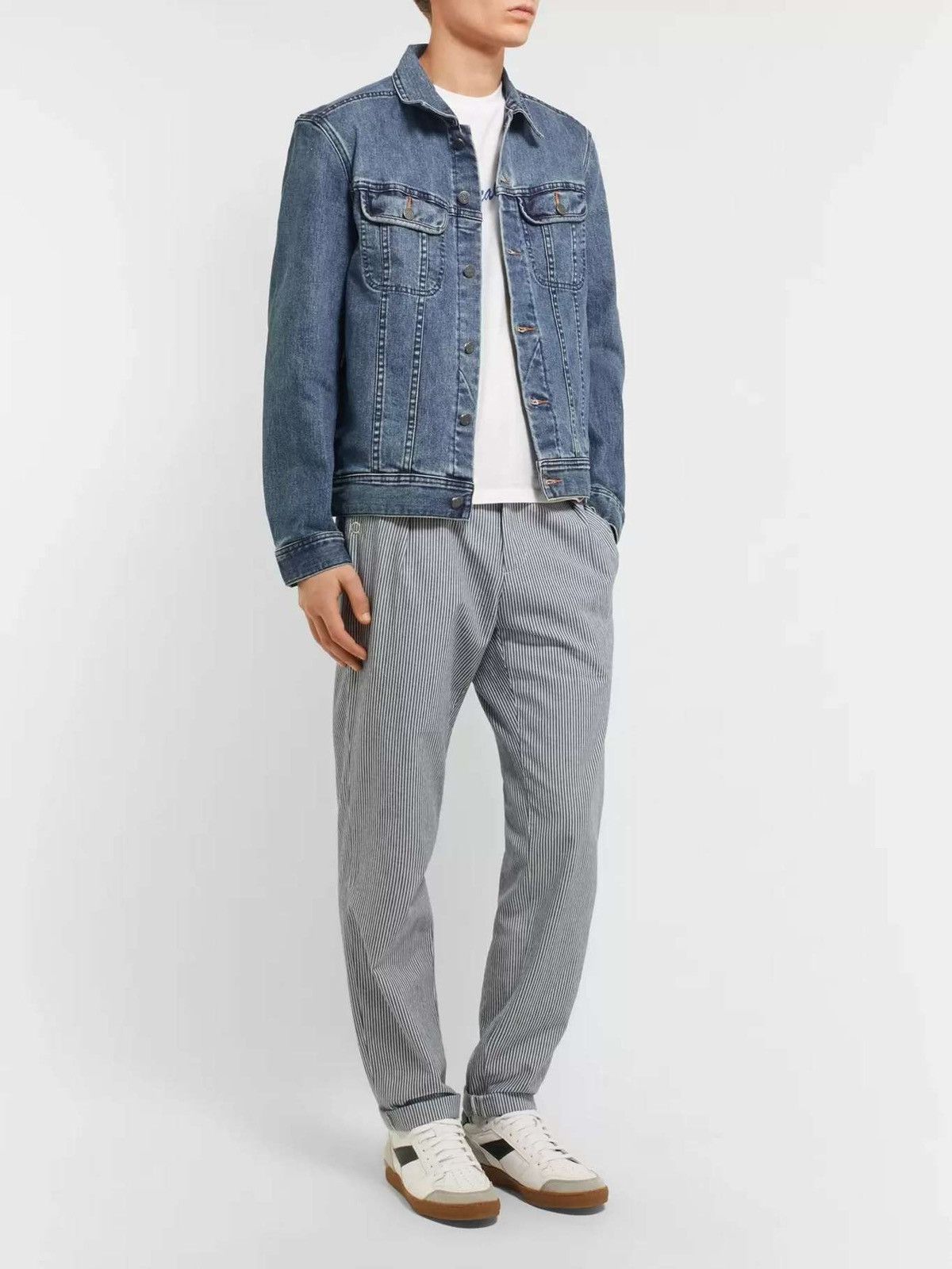 A.P.C. A.P.C. Fitted Denim Jacket Size US L / EU 52-54 / 3 - 12 Thumbnail