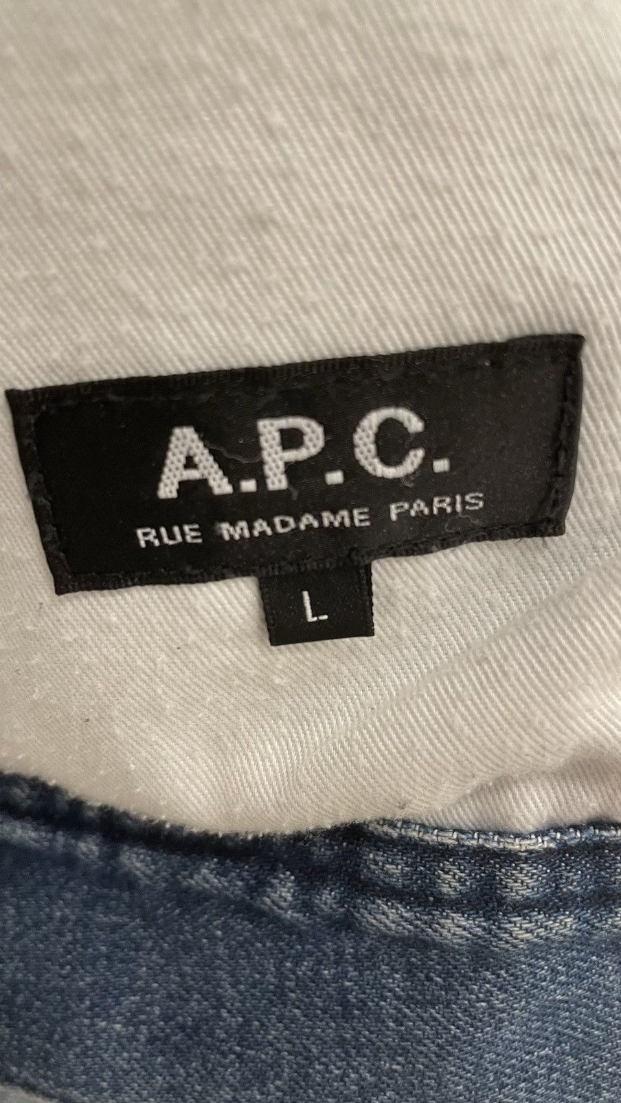 A.P.C. A.P.C. Fitted Denim Jacket Size US L / EU 52-54 / 3 - 9 Thumbnail