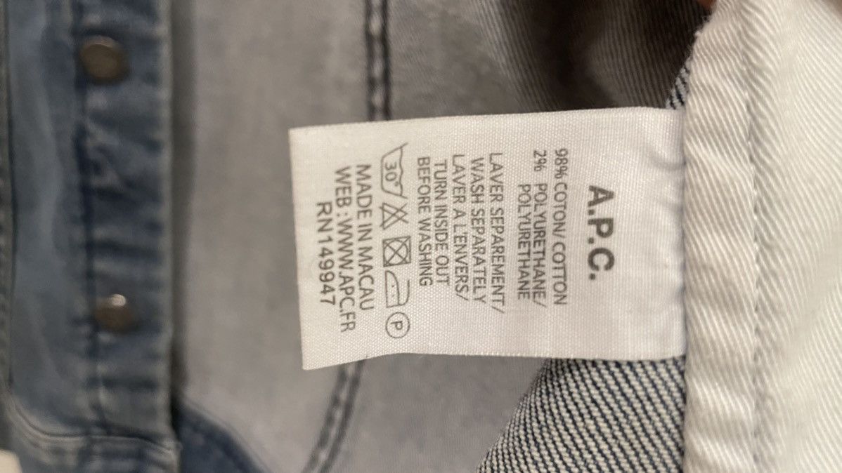 A.P.C. A.P.C. Fitted Denim Jacket Size US L / EU 52-54 / 3 - 10 Thumbnail