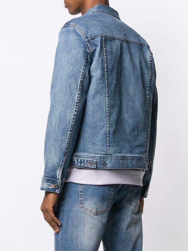 A.P.C. A.P.C. Fitted Denim Jacket Size US L / EU 52-54 / 3 - 2 Thumbnail