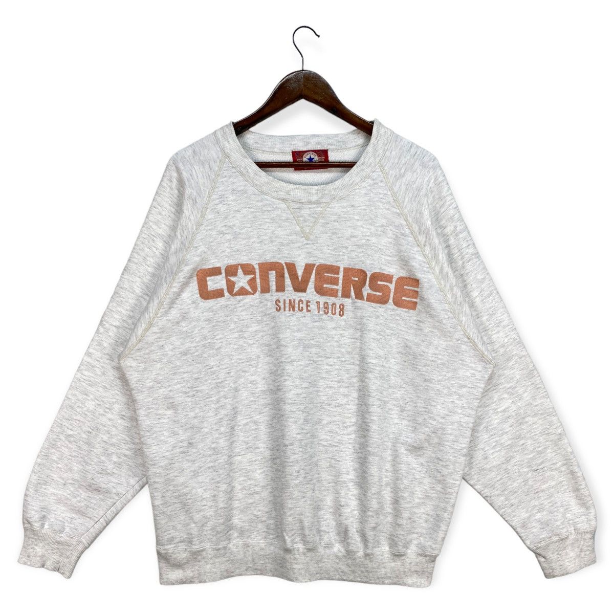 Converse Vintage Converse Big Logo Sweatshirt Size US L / EU 52-54 / 3 - 1 Thumbnail
