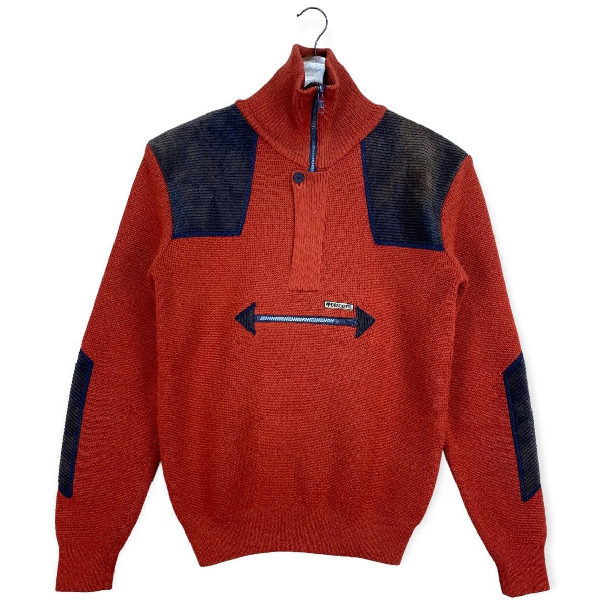 Descente Vintage Descente Center Zipper Sweatshirt Size US M / EU 48-50 / 2 - 1 Thumbnail