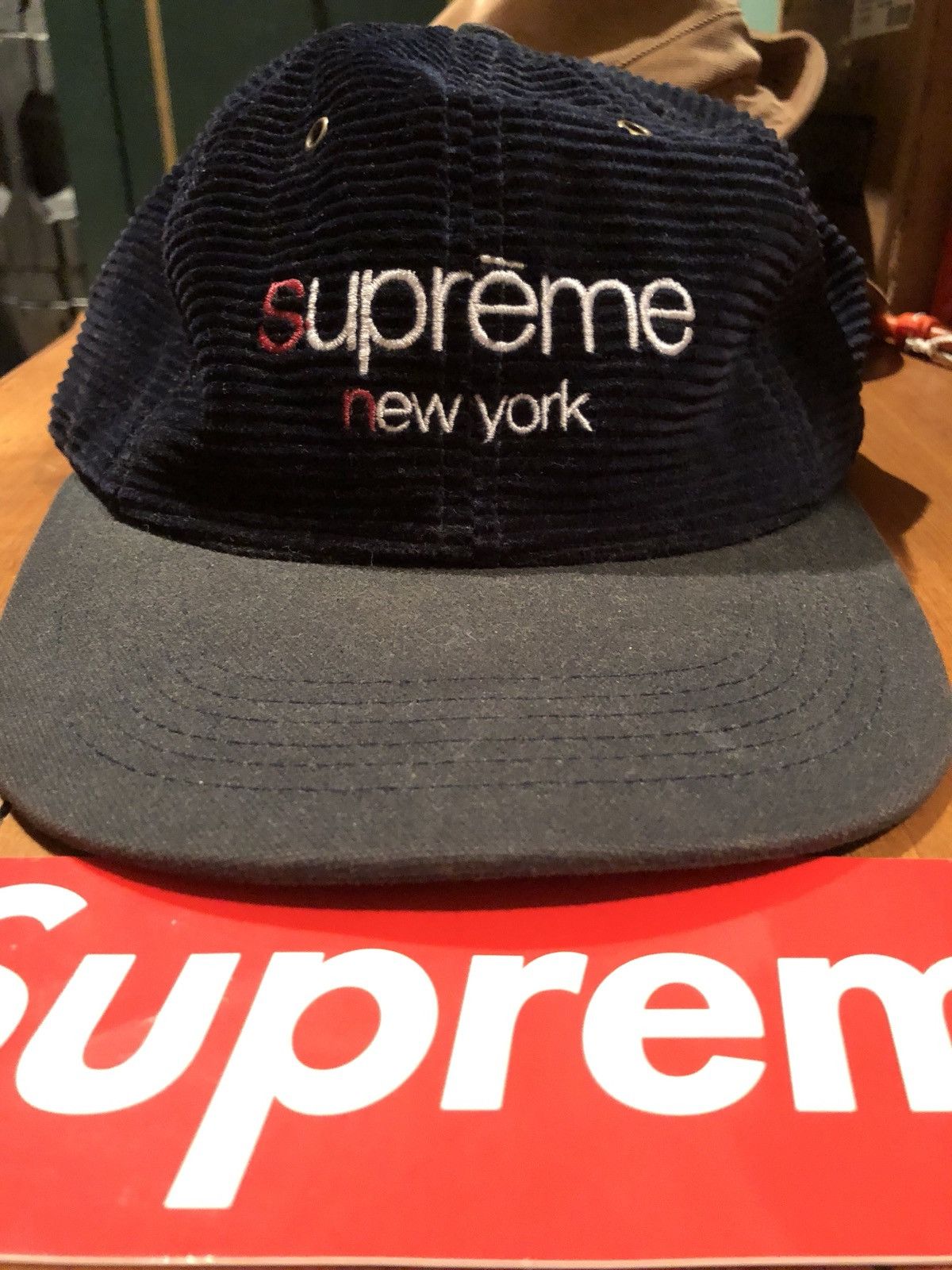 Supreme Classic Logo Corduroy | Grailed