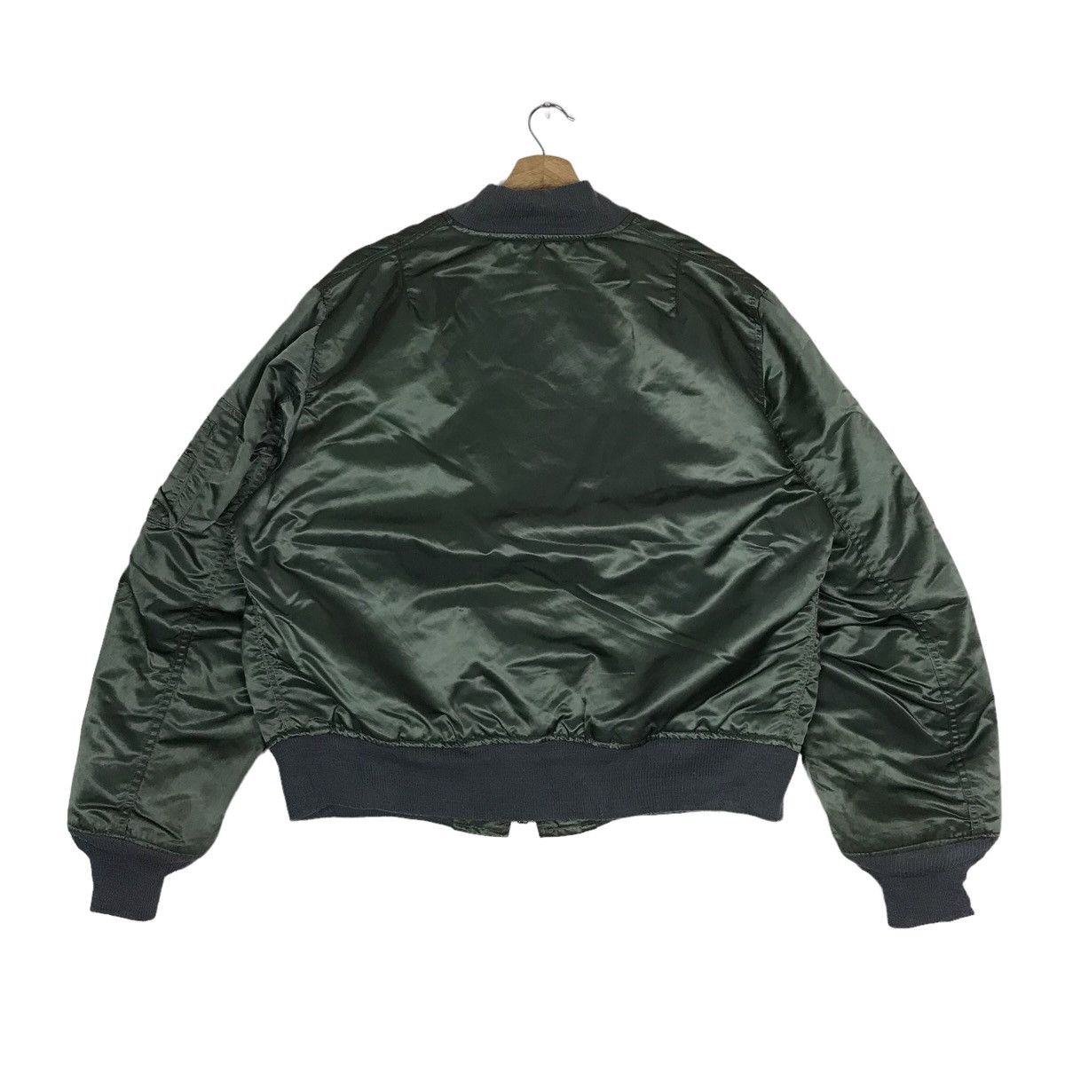 Vintage 80s Corinth MFG Co US MA-1 Bomber Flight Jacket