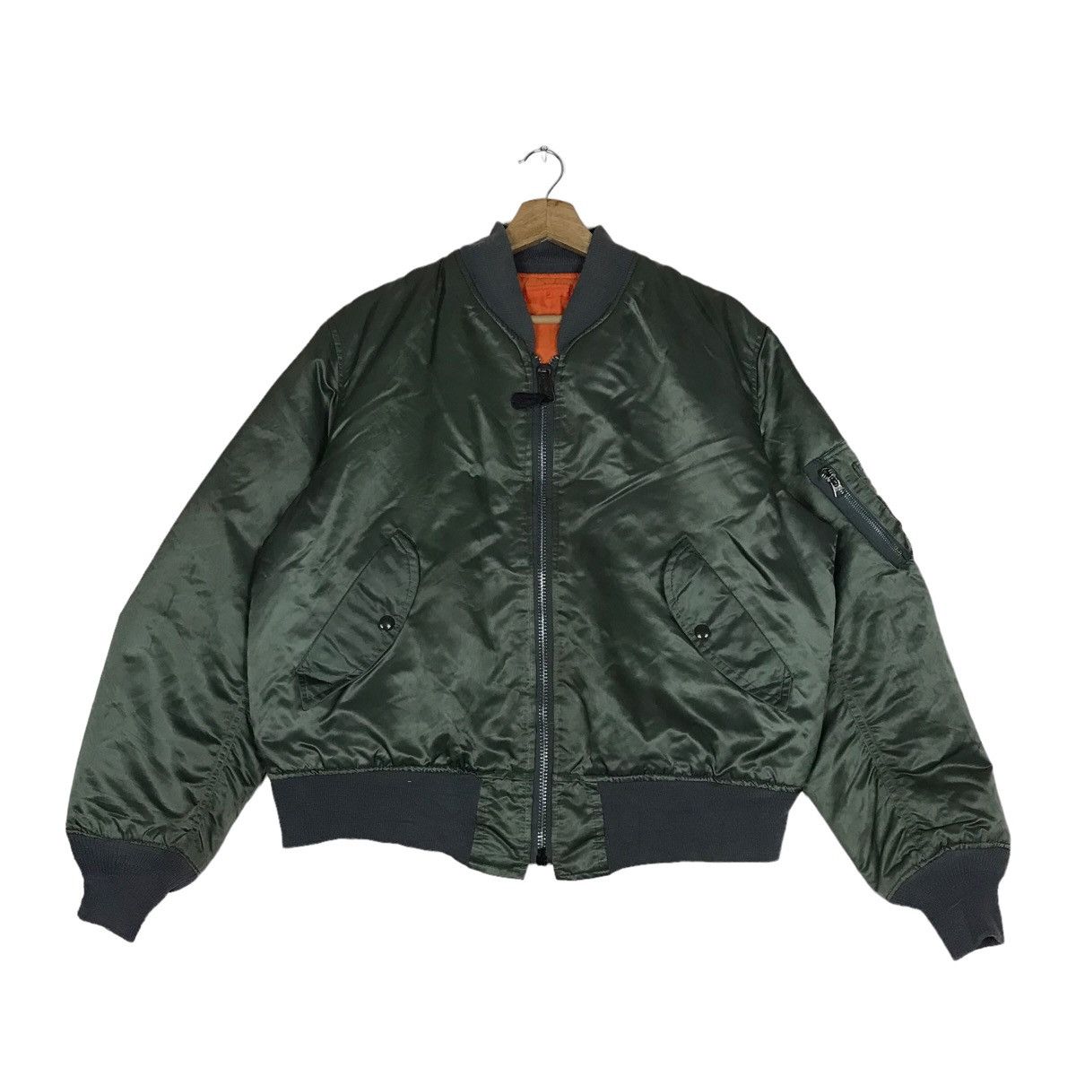 Vintage Vintage 80s Corinth MFG Co US MA-1 Bomber Flight Jacket | Grailed