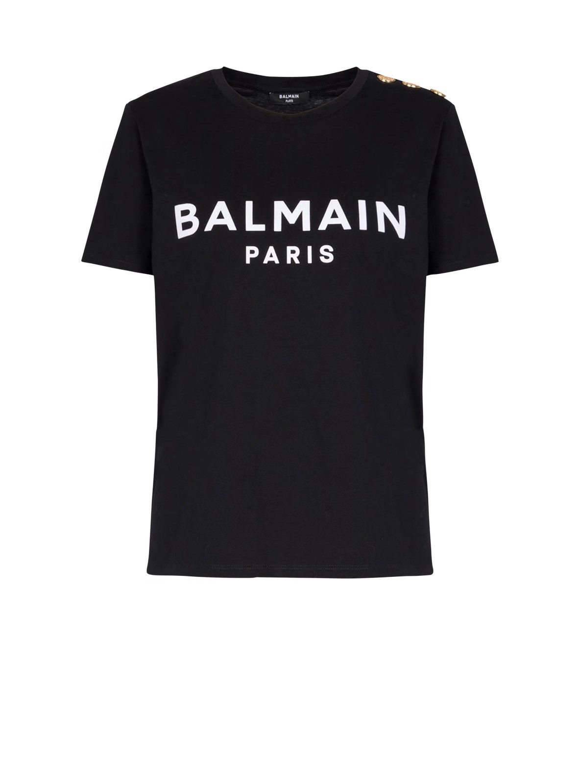 Balmain Logo Print Eco-responsible cotton T-shirt Size XS