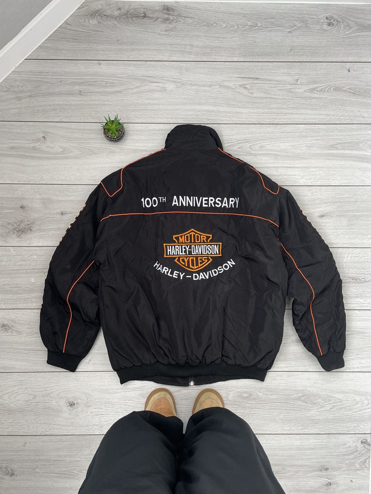 Harley Davidson Vintage Harley Davidson Racing Jacket Size US XL / EU 56 / 4 - 8 Thumbnail