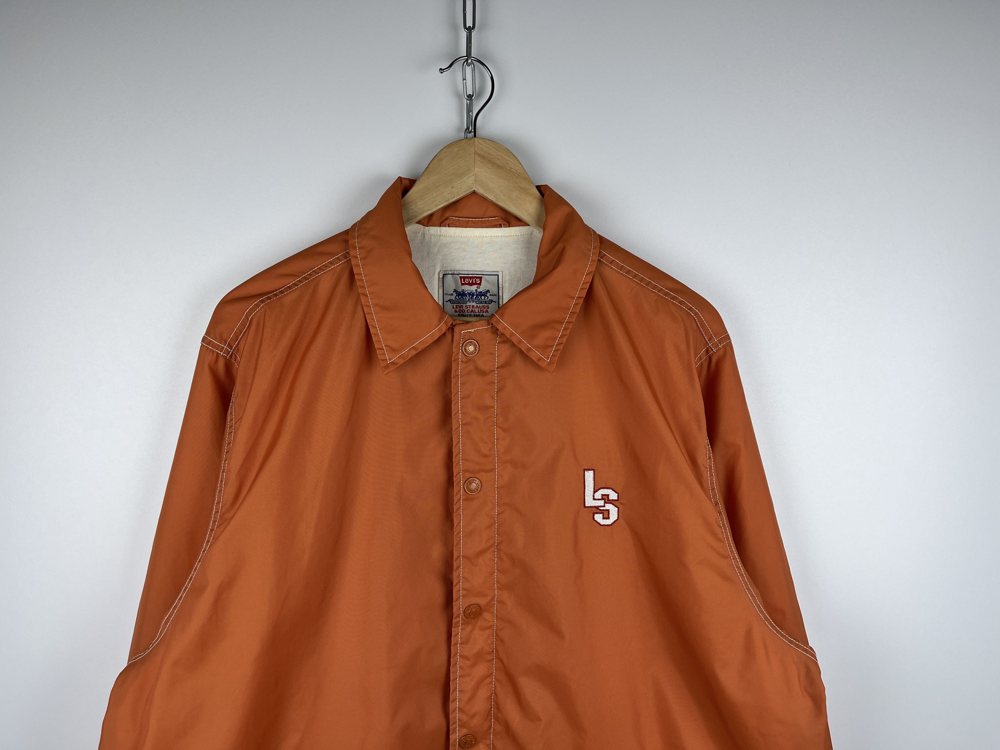 Levi's 90's Levi's Vintage Overshirt Nylon Jacket Size US S / EU 44-46 / 1 - 4 Thumbnail