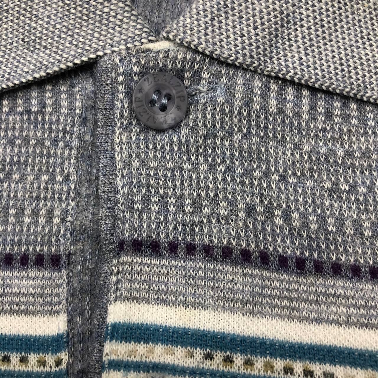 Designer × Japanese Brand Y287 VTG JAPAN ZEALZIP KNITWEAR Size US M / EU 48-50 / 2 - 6 Thumbnail