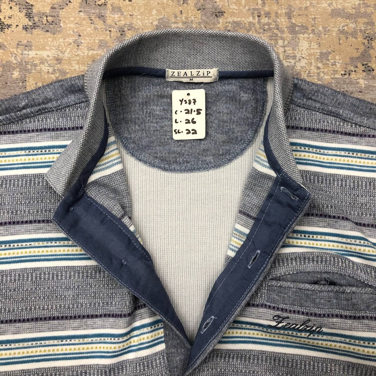 Designer × Japanese Brand Y287 VTG JAPAN ZEALZIP KNITWEAR Size US M / EU 48-50 / 2 - 5 Thumbnail