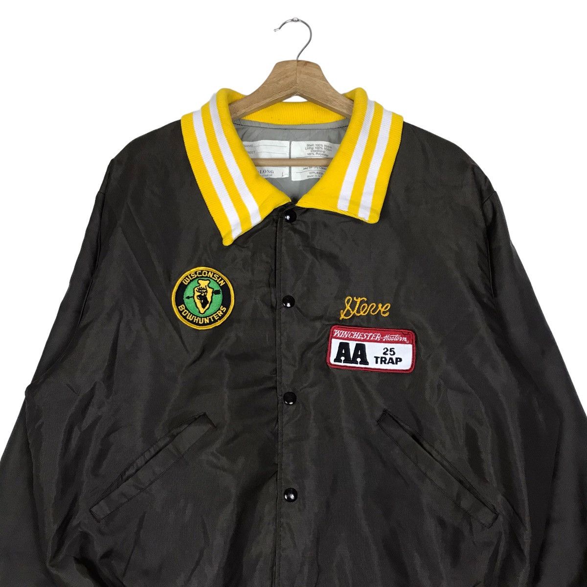 Delong Vintage 80s WISCONSIN BOWHUNTERS Delong Sportswear USA Size US L / EU 52-54 / 3 - 3 Thumbnail