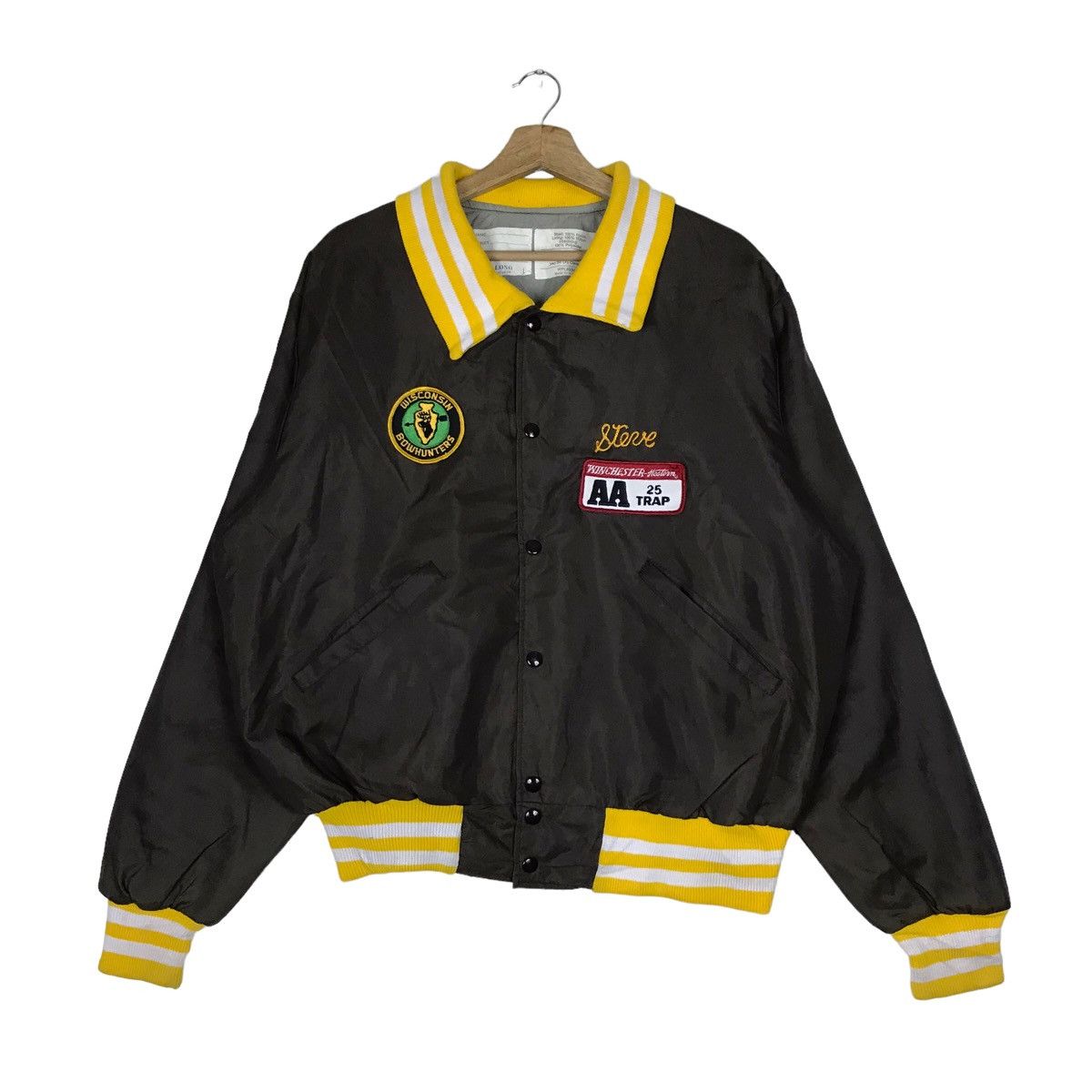 Delong Vintage 80s WISCONSIN BOWHUNTERS Delong Sportswear USA Size US L / EU 52-54 / 3 - 2 Thumbnail