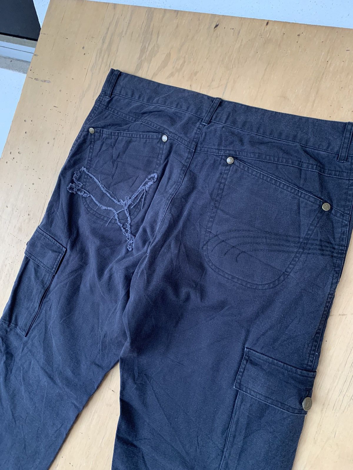 Puma × Vintage Puma Cargo Pant Big Logo Size US 34 / EU 50 - 6 Thumbnail