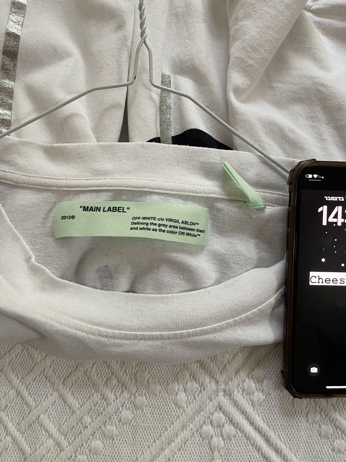 Off-White Off white cut off TEE Size US L / EU 52-54 / 3 - 16 Thumbnail