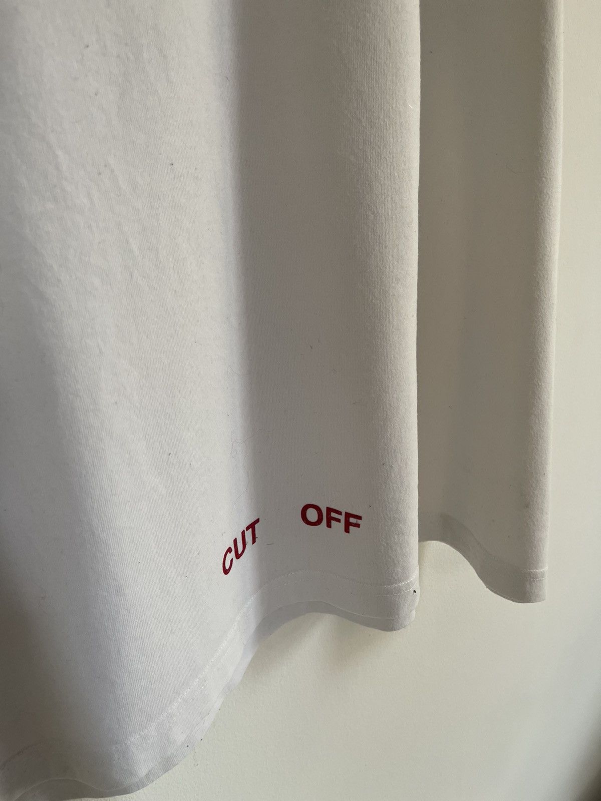 Off-White Off white cut off TEE Size US L / EU 52-54 / 3 - 12 Thumbnail