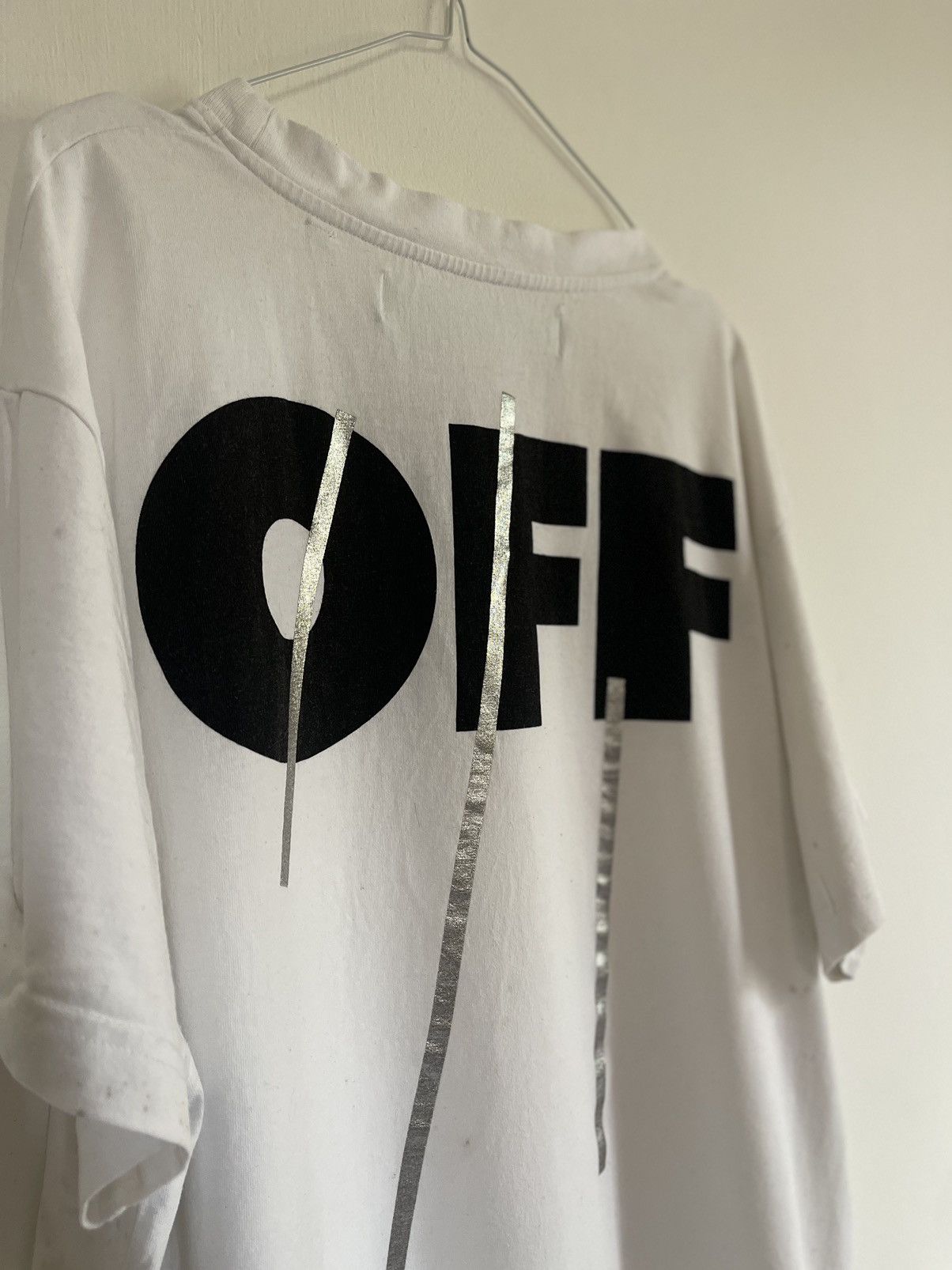 Off-White Off white cut off TEE Size US L / EU 52-54 / 3 - 5 Thumbnail