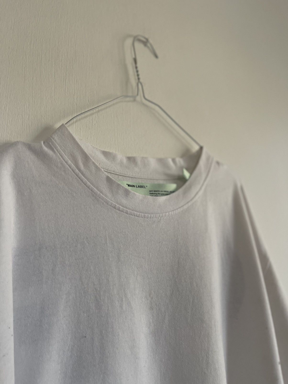 Off-White Off white cut off TEE Size US L / EU 52-54 / 3 - 13 Thumbnail