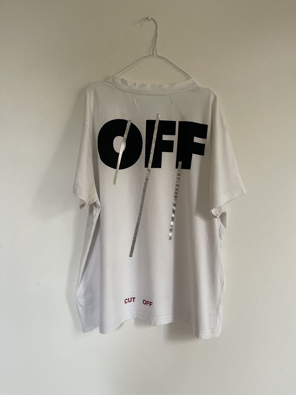 Off-White Off white cut off TEE Size US L / EU 52-54 / 3 - 2 Thumbnail