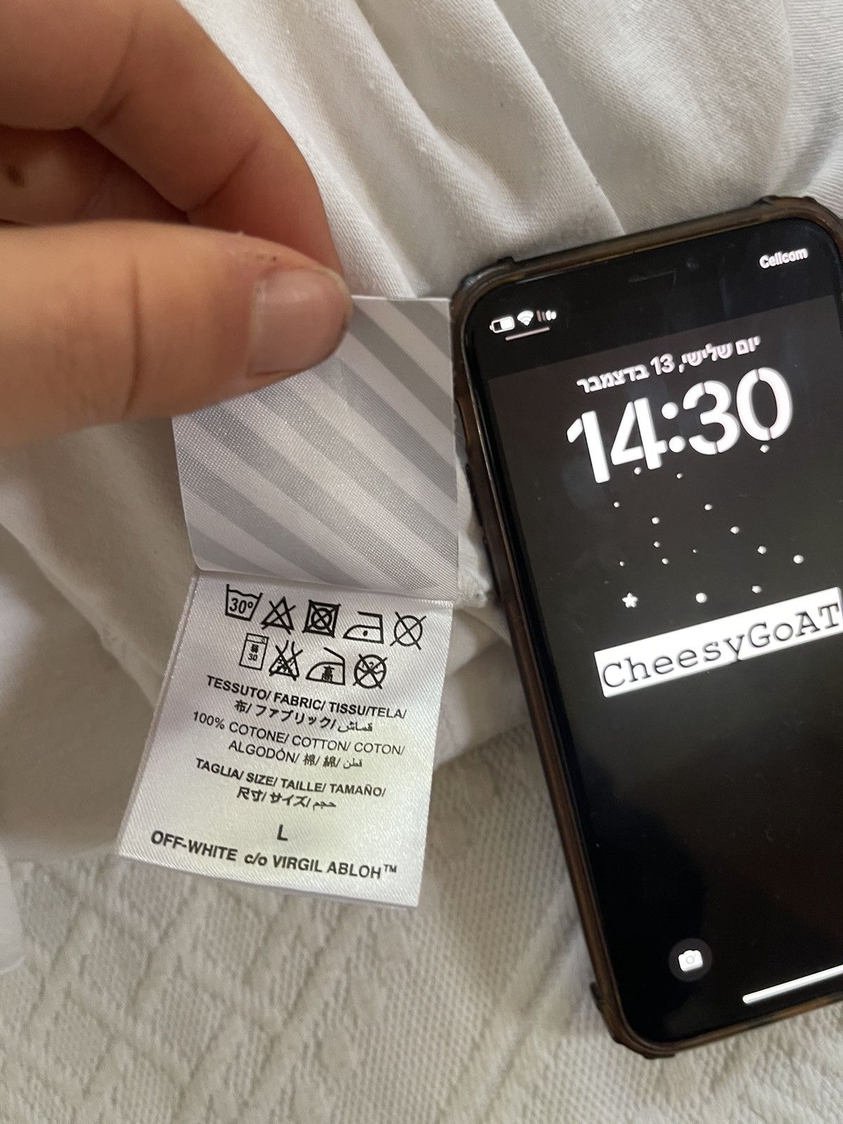 Off-White Off white cut off TEE Size US L / EU 52-54 / 3 - 18 Thumbnail