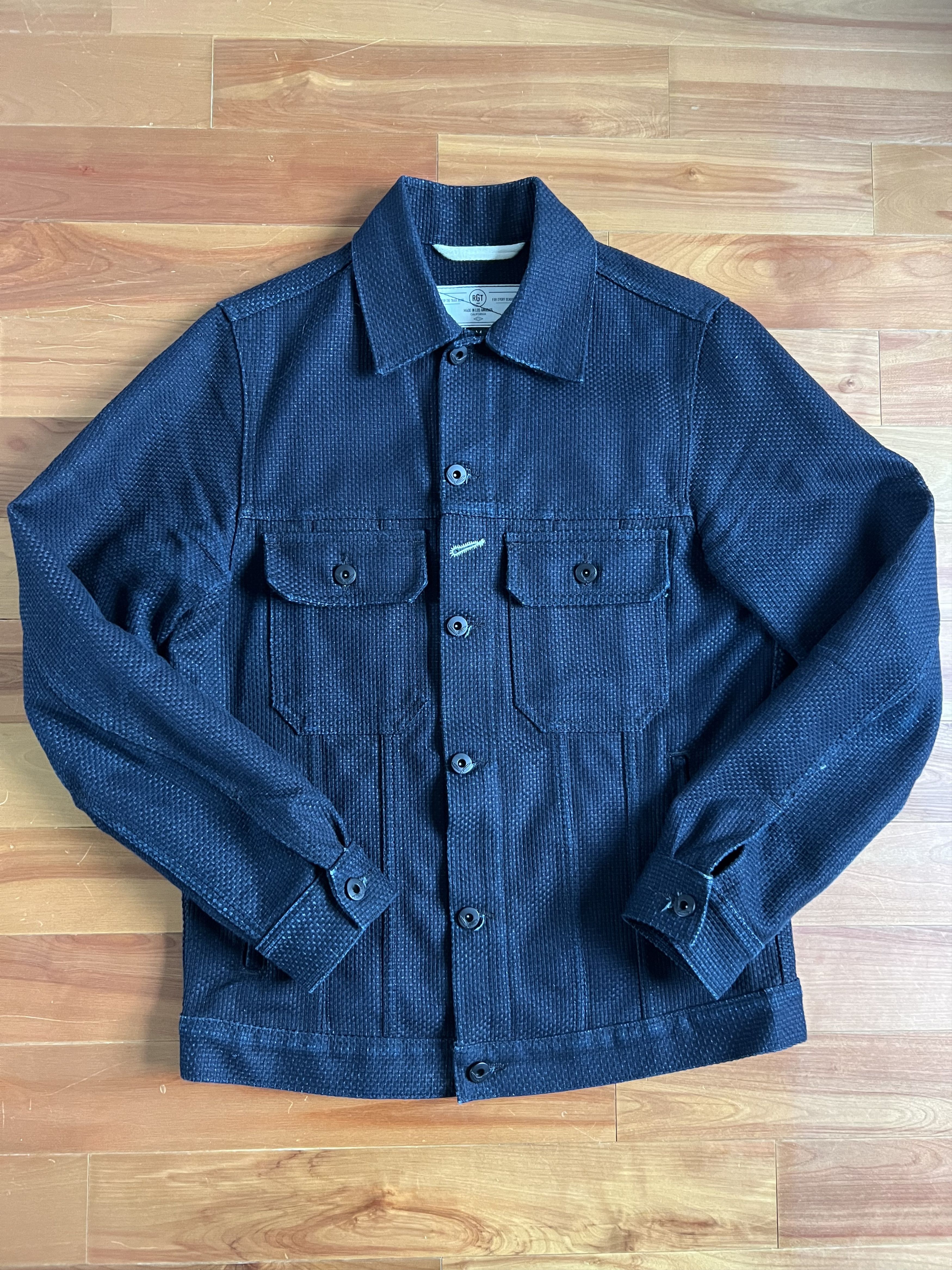 Rogue Territory Cruiser Jacket in 15oz Indigo Sashiko | Grailed