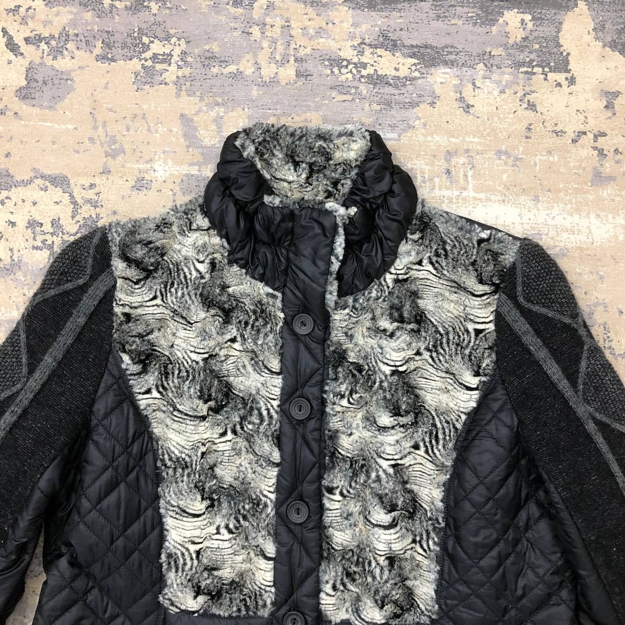 Japanese Brand Y319 CHAMOIS DEPO HYBRID FUR DOWN WOMAN JACKET Size M / US 6-8 / IT 42-44 - 5 Thumbnail