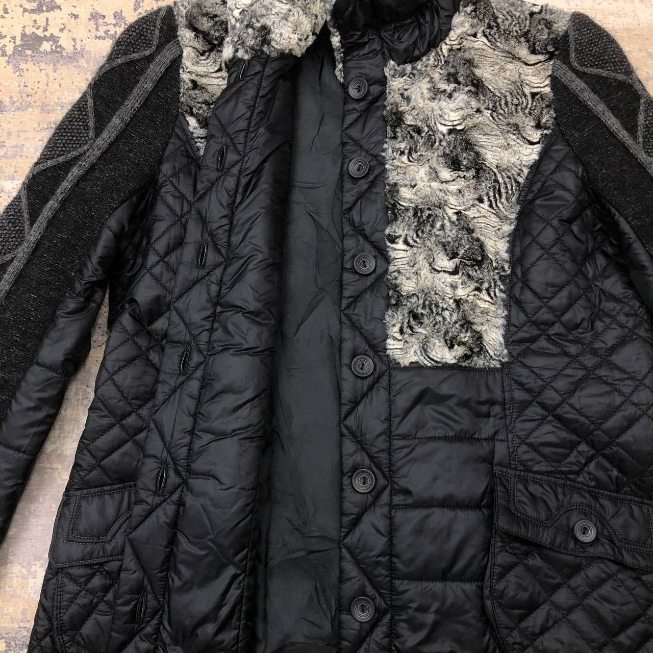 Japanese Brand Y319 CHAMOIS DEPO HYBRID FUR DOWN WOMAN JACKET Size M / US 6-8 / IT 42-44 - 4 Thumbnail