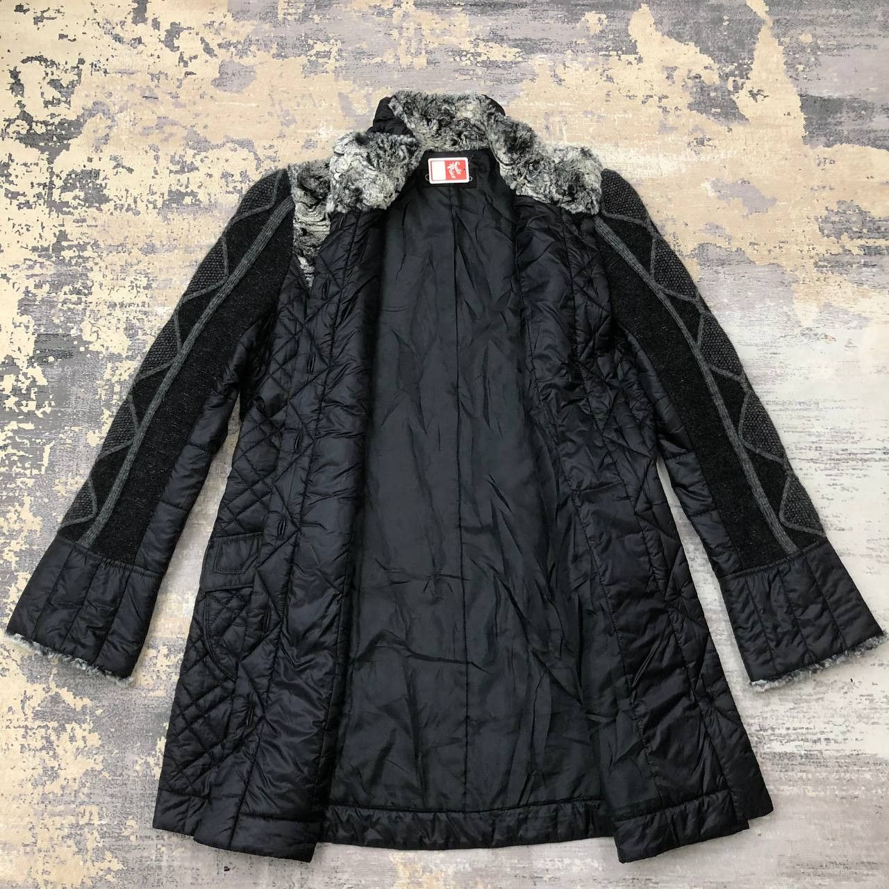Japanese Brand Y319 CHAMOIS DEPO HYBRID FUR DOWN WOMAN JACKET Size M / US 6-8 / IT 42-44 - 3 Thumbnail