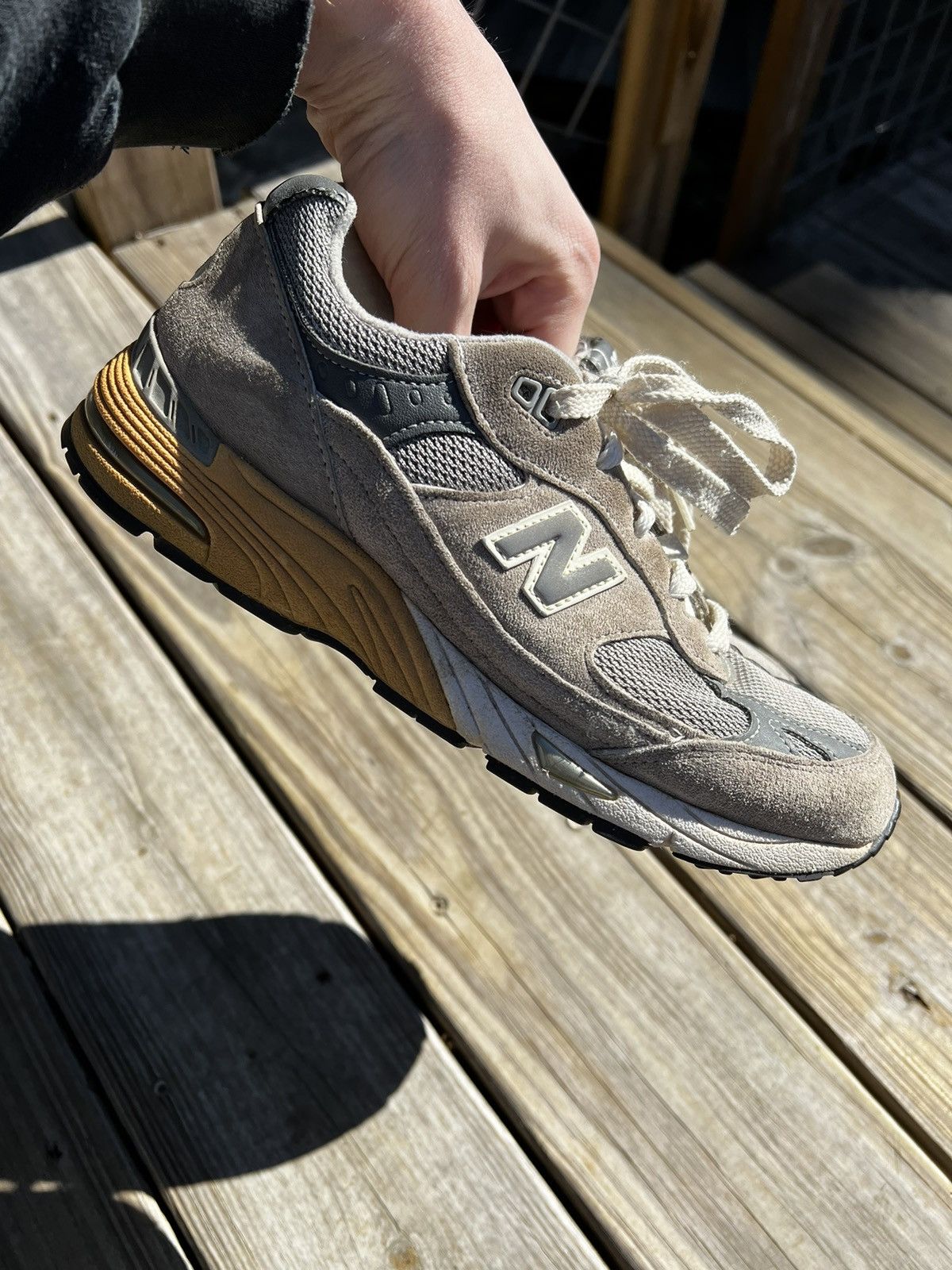 New Balance 991 Made In The Usa Running Shoes New Balance 991 Grey 
