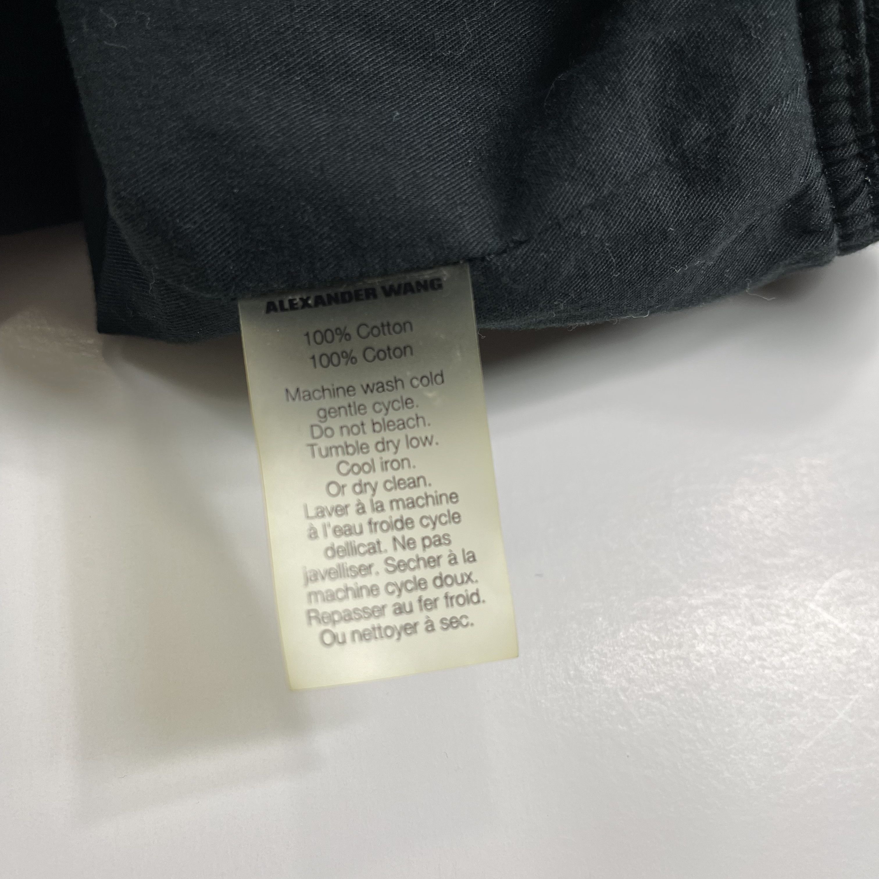 Alexander Wang Black Cotton Bomber Jacket Size US M / EU 48-50 / 2 - 4 Thumbnail