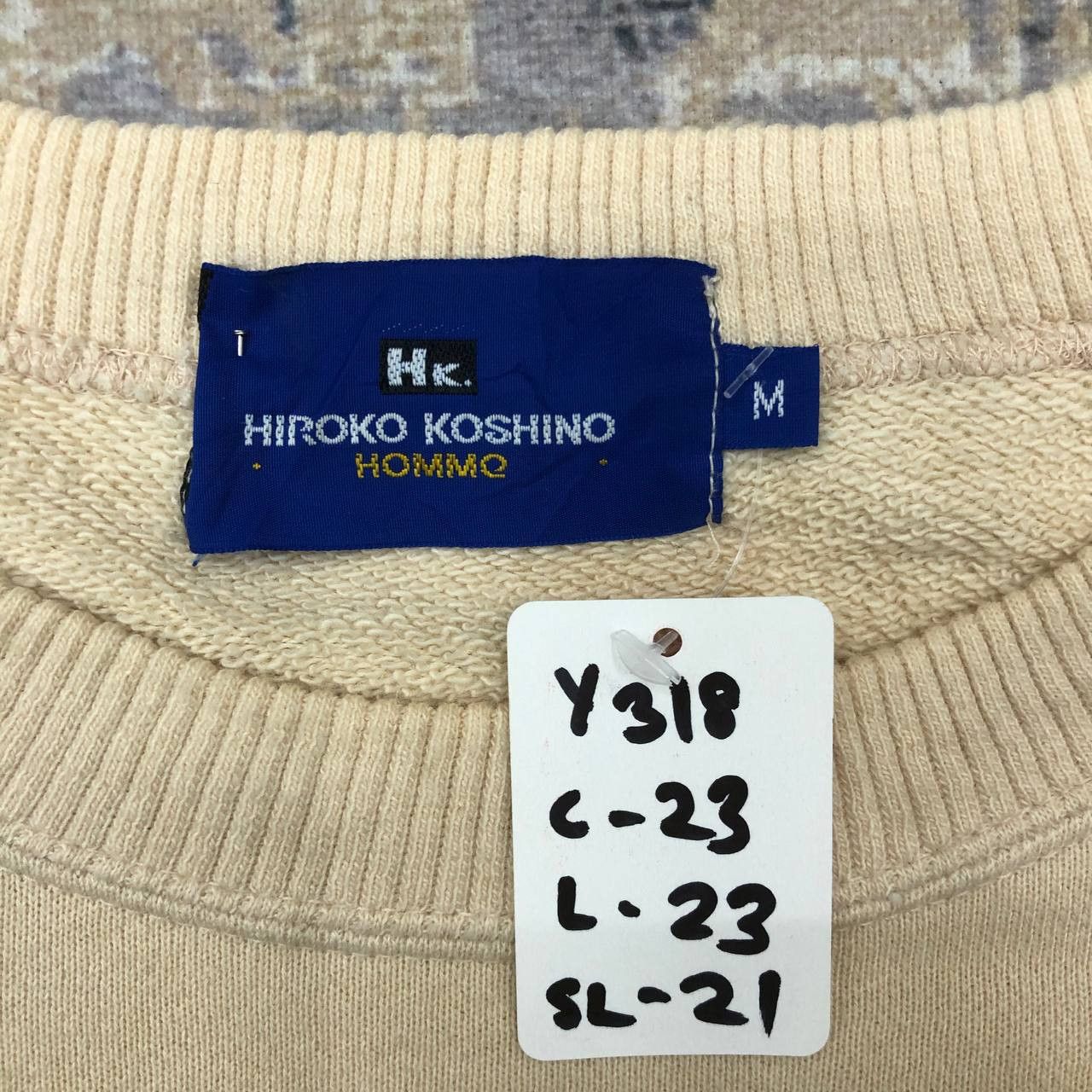 Hiroko Koshino Homme × Japanese Brand Y318 HIROKO KOSHINO HOMME SWEATSHIRT Size US M / EU 48-50 / 2 - 7 Thumbnail