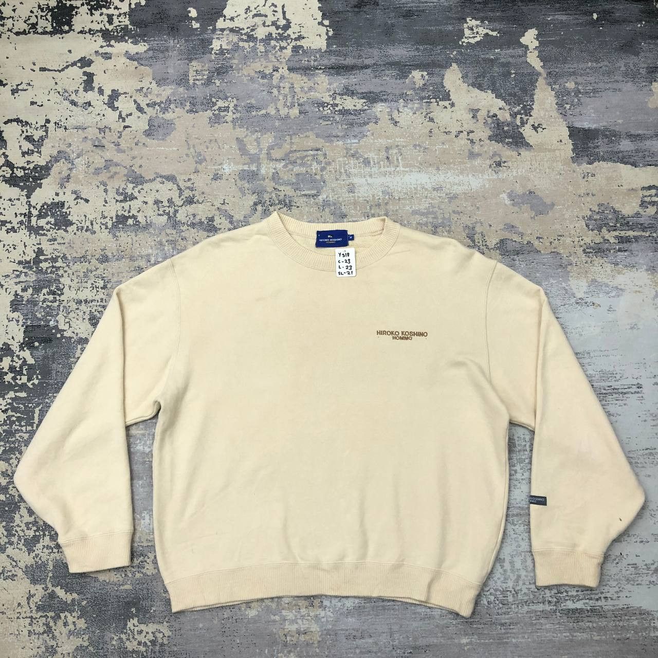 Hiroko Koshino Homme × Japanese Brand Y318 HIROKO KOSHINO HOMME SWEATSHIRT Size US M / EU 48-50 / 2 - 3 Thumbnail