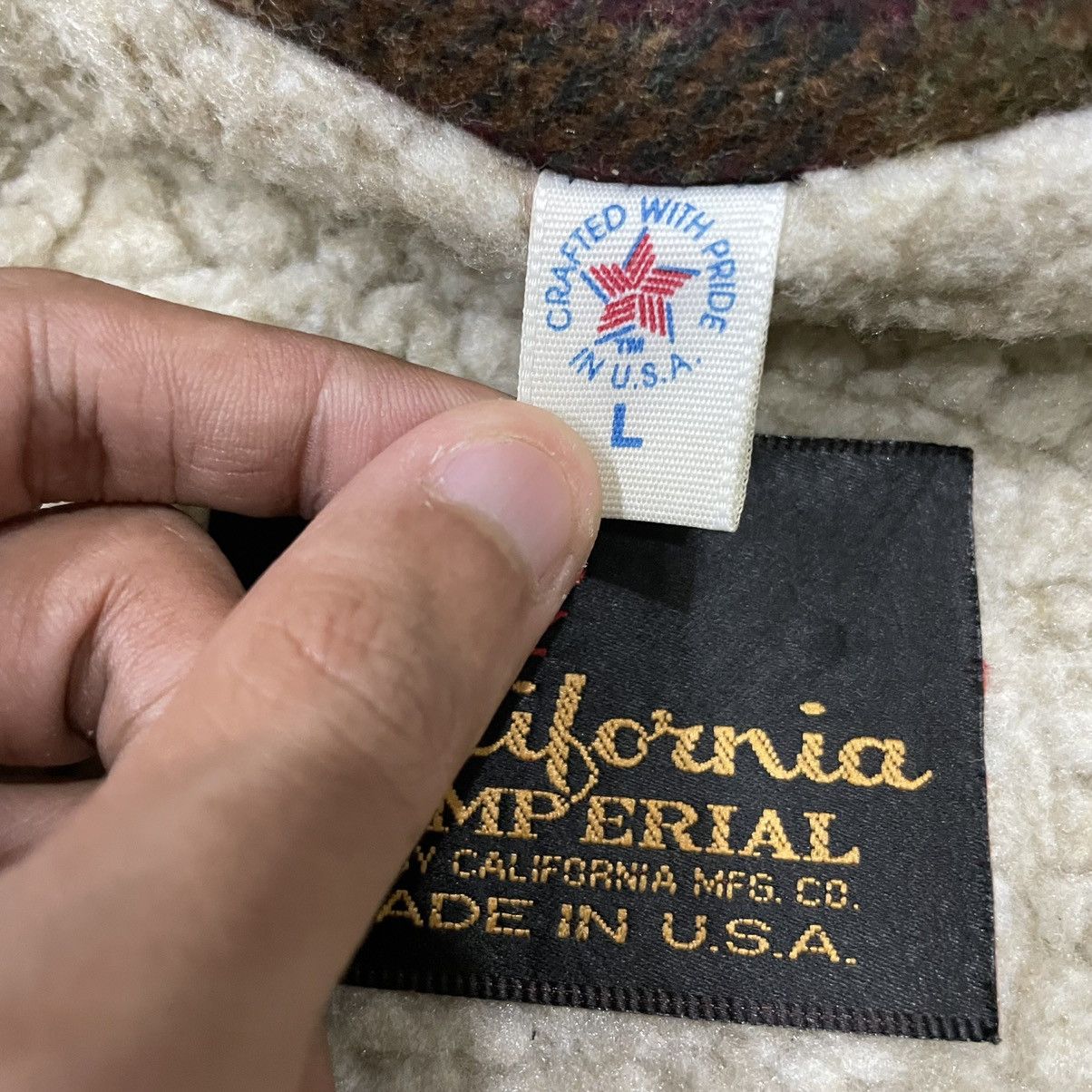 Imperial Vintage California Imperial Wool Flannel Jacket Size US L / EU 52-54 / 3 - 15 Thumbnail