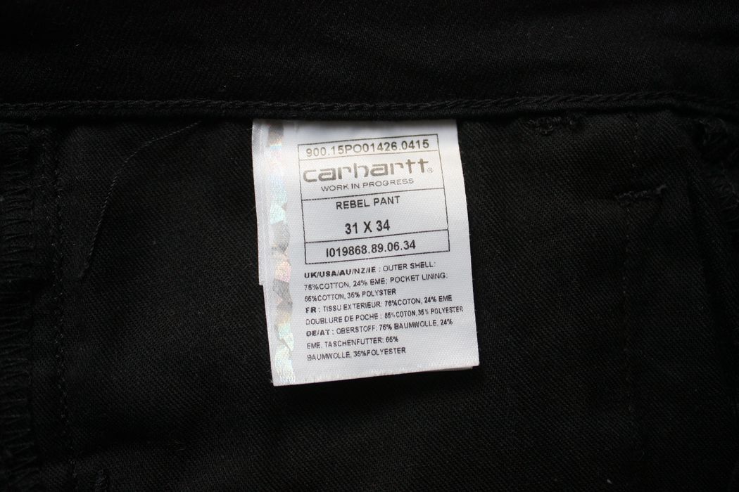 Carhartt Wip Carhartt WIP Rebel Pant 31x34 Denim Jeans | Grailed