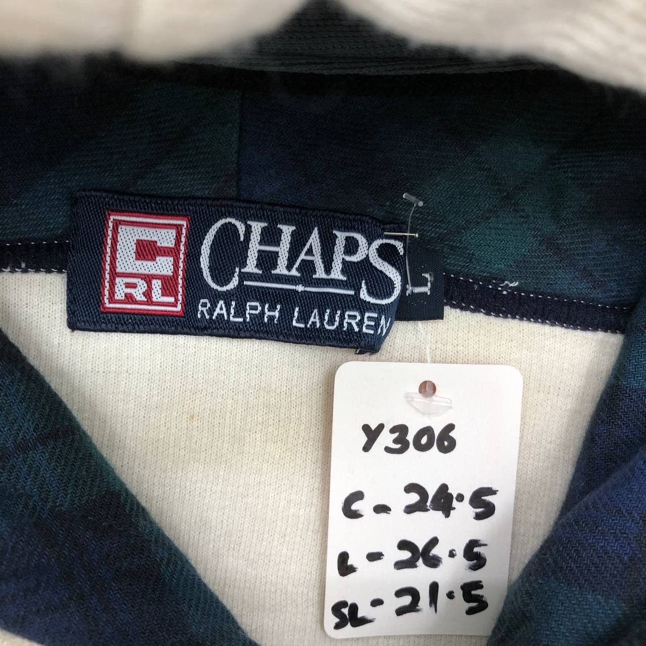 Chaps × Japanese Brand × Ralph Lauren Y306 RALPH LAUREN CHAPS 1978 HOODIE Size US L / EU 52-54 / 3 - 7 Thumbnail