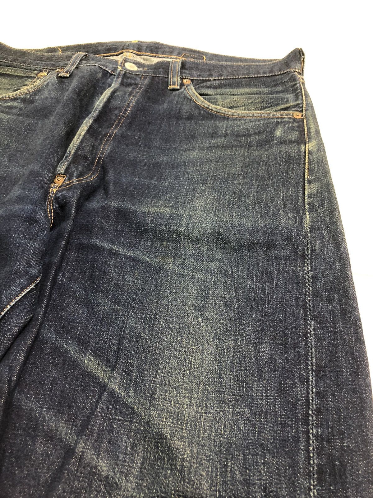 Levi's Vintage LVC Levi’s 501XX Big E Selvedge buckle back Size US 36 / EU 52 - 5 Thumbnail