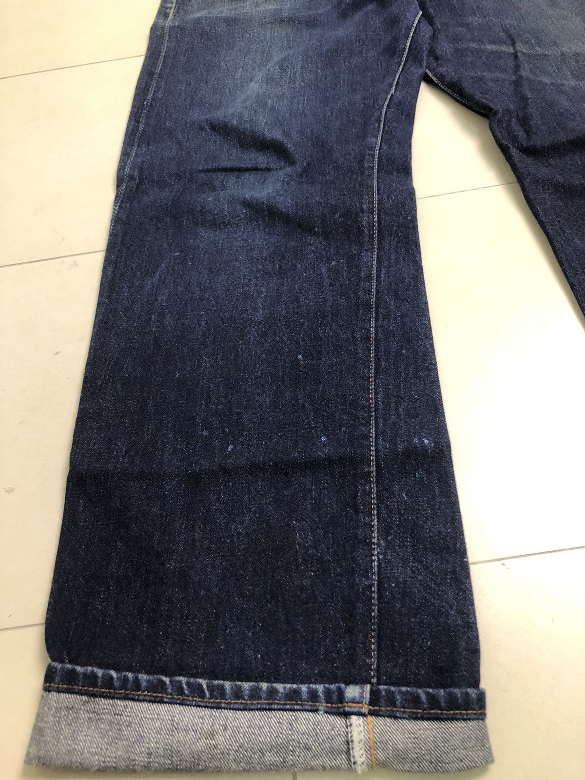 Levi's Vintage LVC Levi’s 501XX Big E Selvedge buckle back Size US 36 / EU 52 - 4 Thumbnail