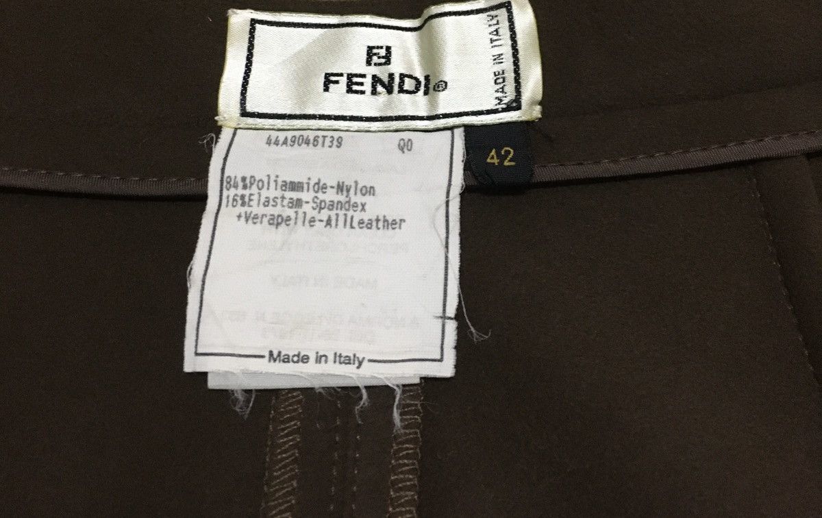 Fendi Rare Design Vintage Brand Fendi Pants 2000s Size US 27 - 7 Thumbnail