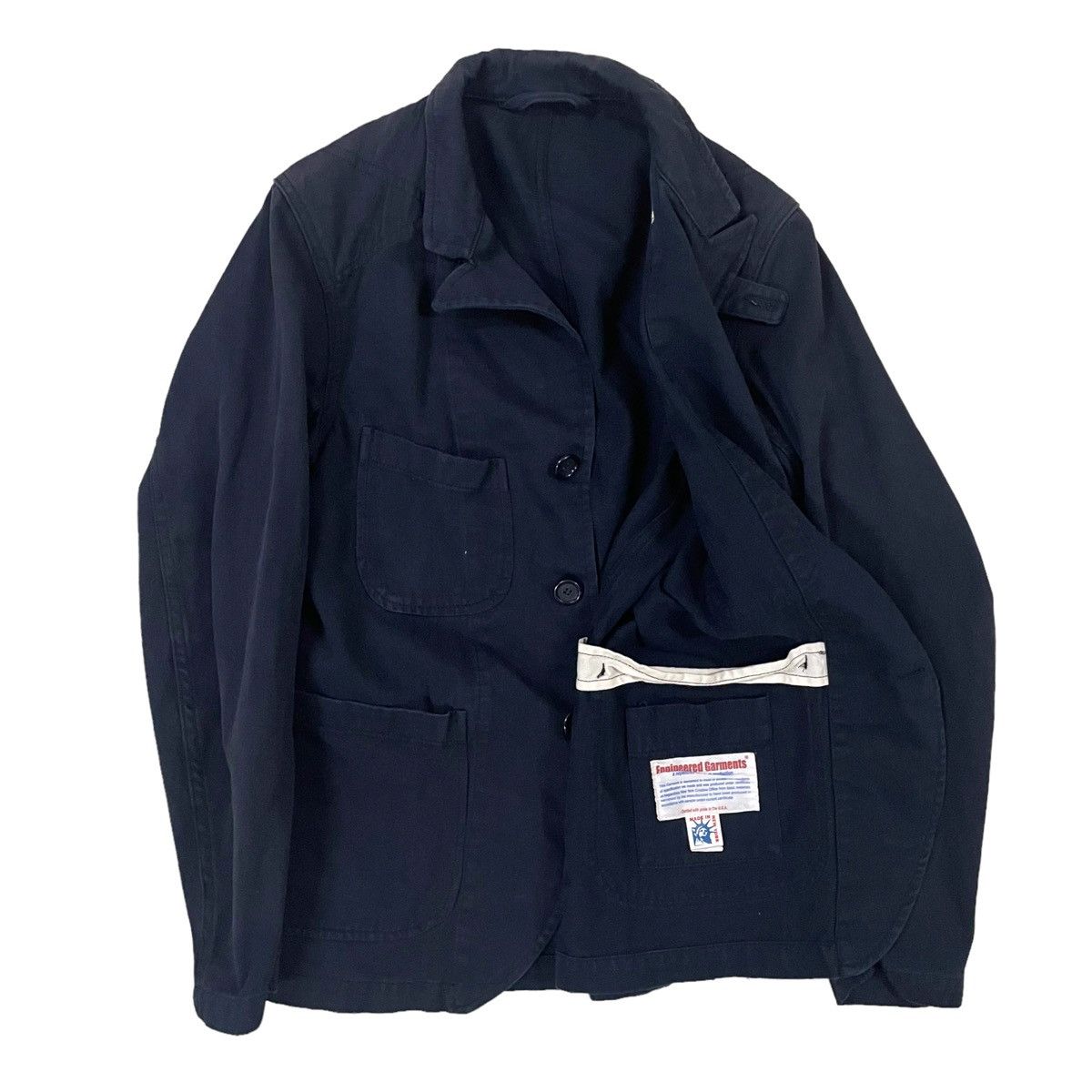 Engineered Garments × Nepenthes × Vintage 💥 ENGINEERED GARMENTS NY CHORE WORKER JACKET Size US M / EU 48-50 / 2 - 5 Thumbnail